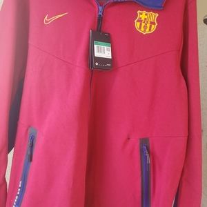 Nike Men's FC Barcelona Tech Pack Full-Zip Hoodie